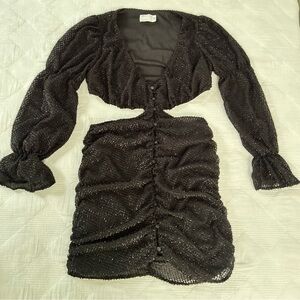 ASOS Black Shimmer Dress